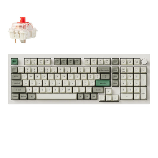 Keychron Q5M-P1 QMK/VIA Wireless Custom Keyboard - Shell White - Guards On Duty Shop & Security Guards