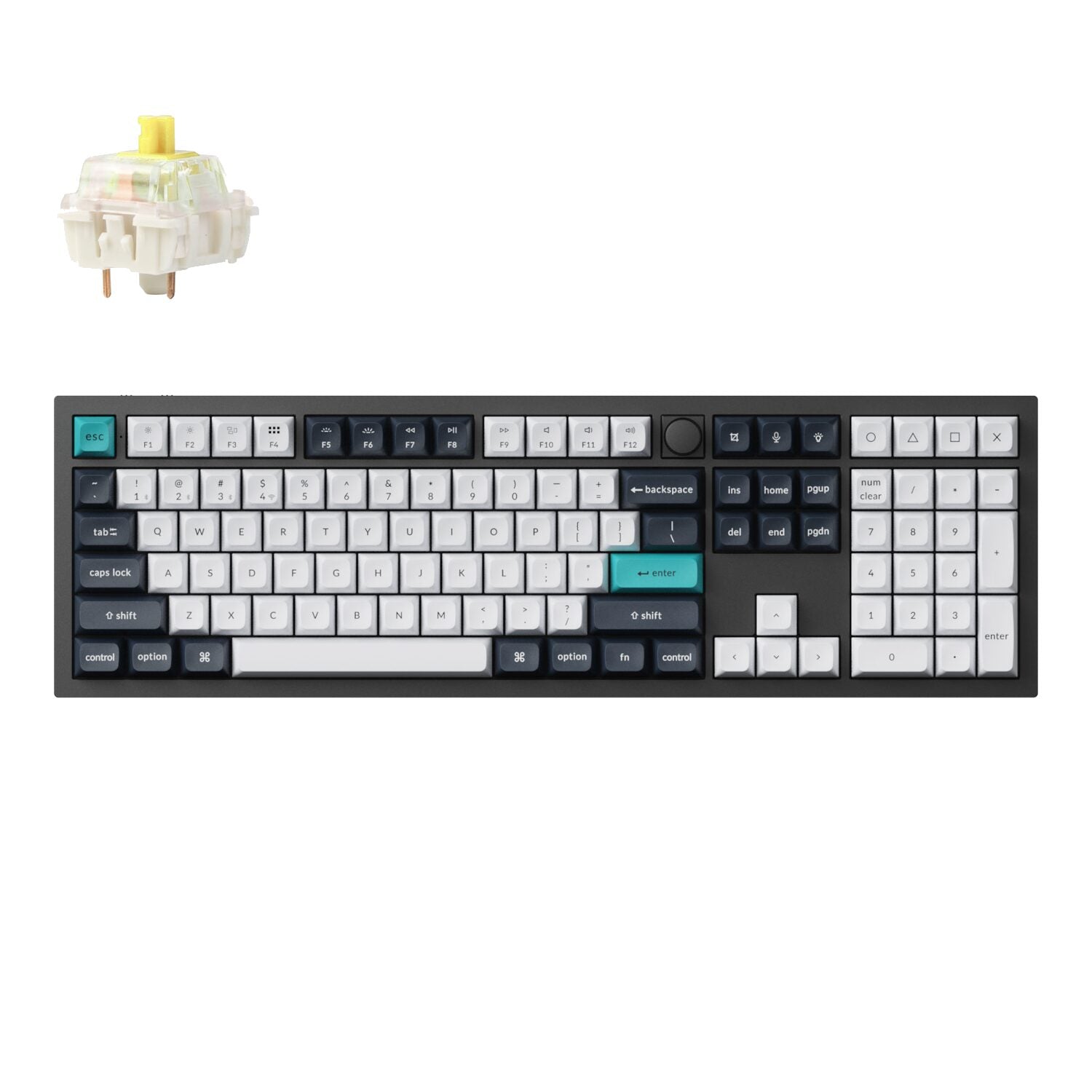 Keychron Q6 Max QMK/VIA Wireless Mechanical Keyboard (Full-Size, Gateron Jupiter Banana) - Guards On Duty Shop & Security Guards