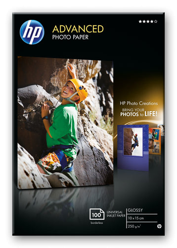 HP Adv Photo Paper 10X15 Glossy 100Shts - Guards On Duty Shop & Security Guards