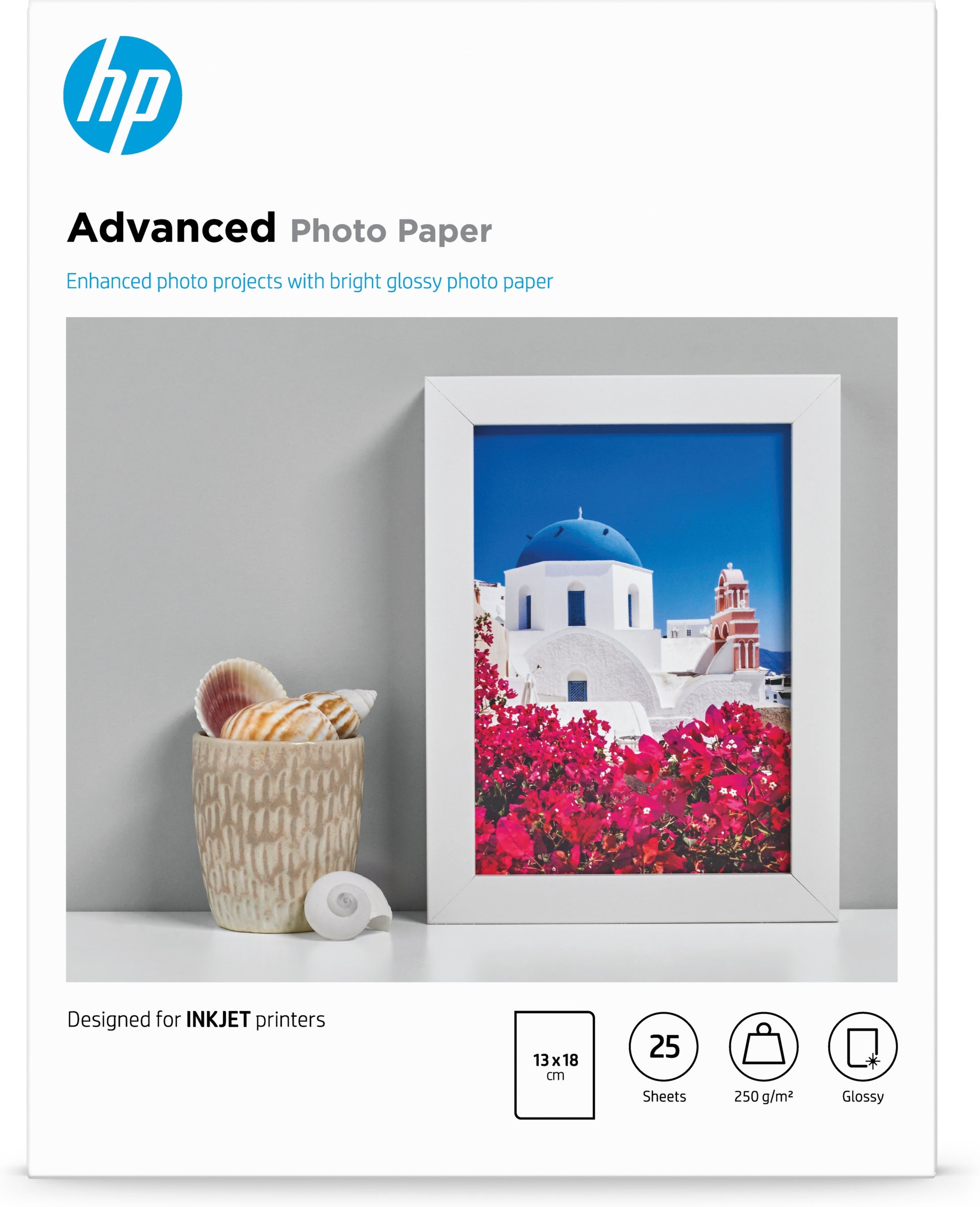 HP Adv Photo Paper A4 Glossy 25Shts - Guards On Duty Shop & Security Guards