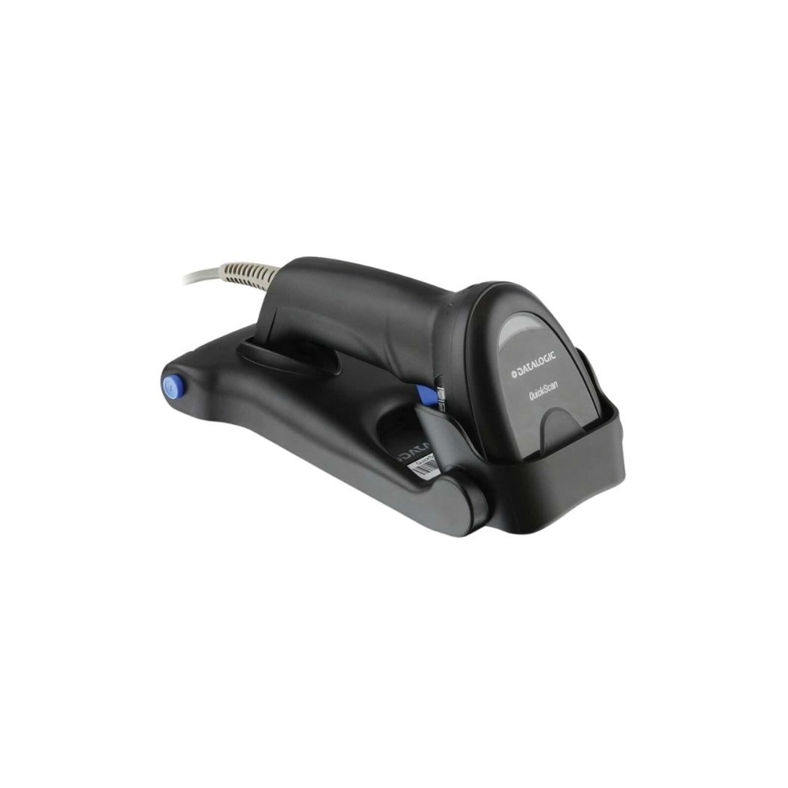 Datalogic Quickscan Lite QD2220 Kit Linear Imager USB Only Black kit Includes Scanner 1D USB Cable 90A052065 And Stand STD QW25 BK - Guards On Duty Shop & Security Guards