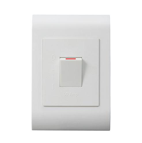 Lesco Pipelli 2 Pole Rectangle Isolator Switch 50A