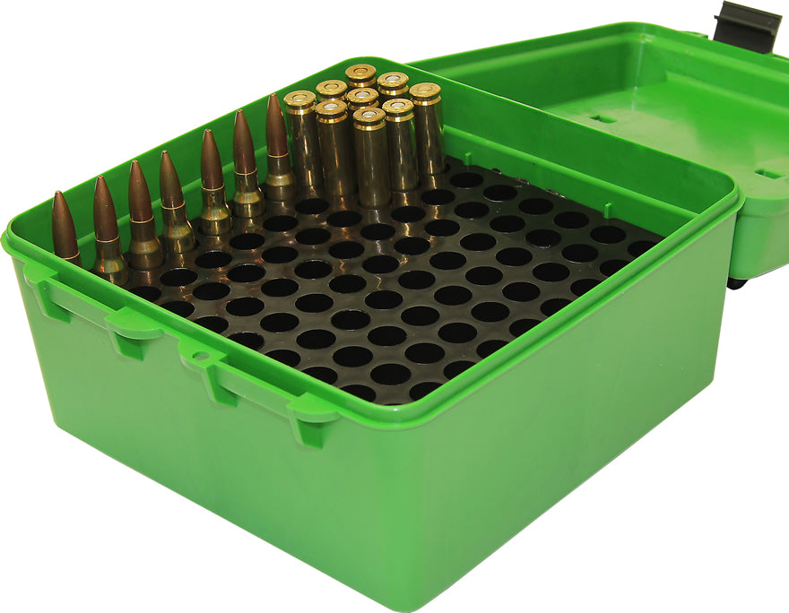 MTM DELUXE AMMO BOX 22-250-458WIN — MTM-R-100-24