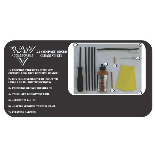 RAM .22 Compact Boxed Cleaning Kit