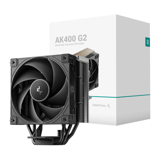 DeepCool AK400 G2 Dark 120mm CPU Air Cooler - Black - Guards On Duty Shop & Security Guards