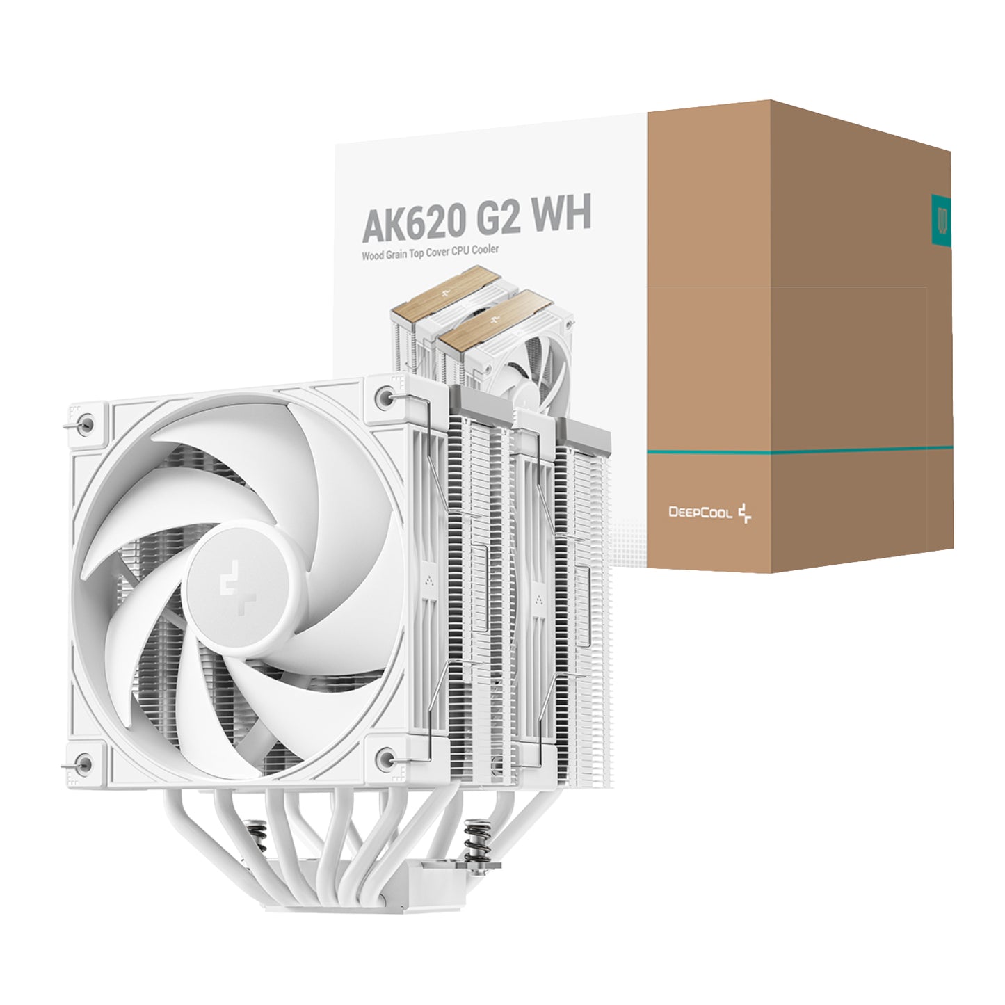 DeepCool AK620 G2 120mm CPU Air Cooler - White - Guards On Duty Shop & Security Guards