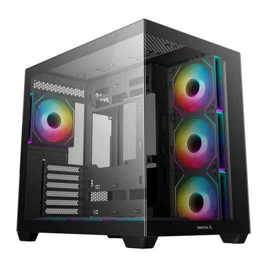 DeepCool CG530 7F ARGB ATX Gaming Chassis - Black - Guards On Duty Shop & Security Guards