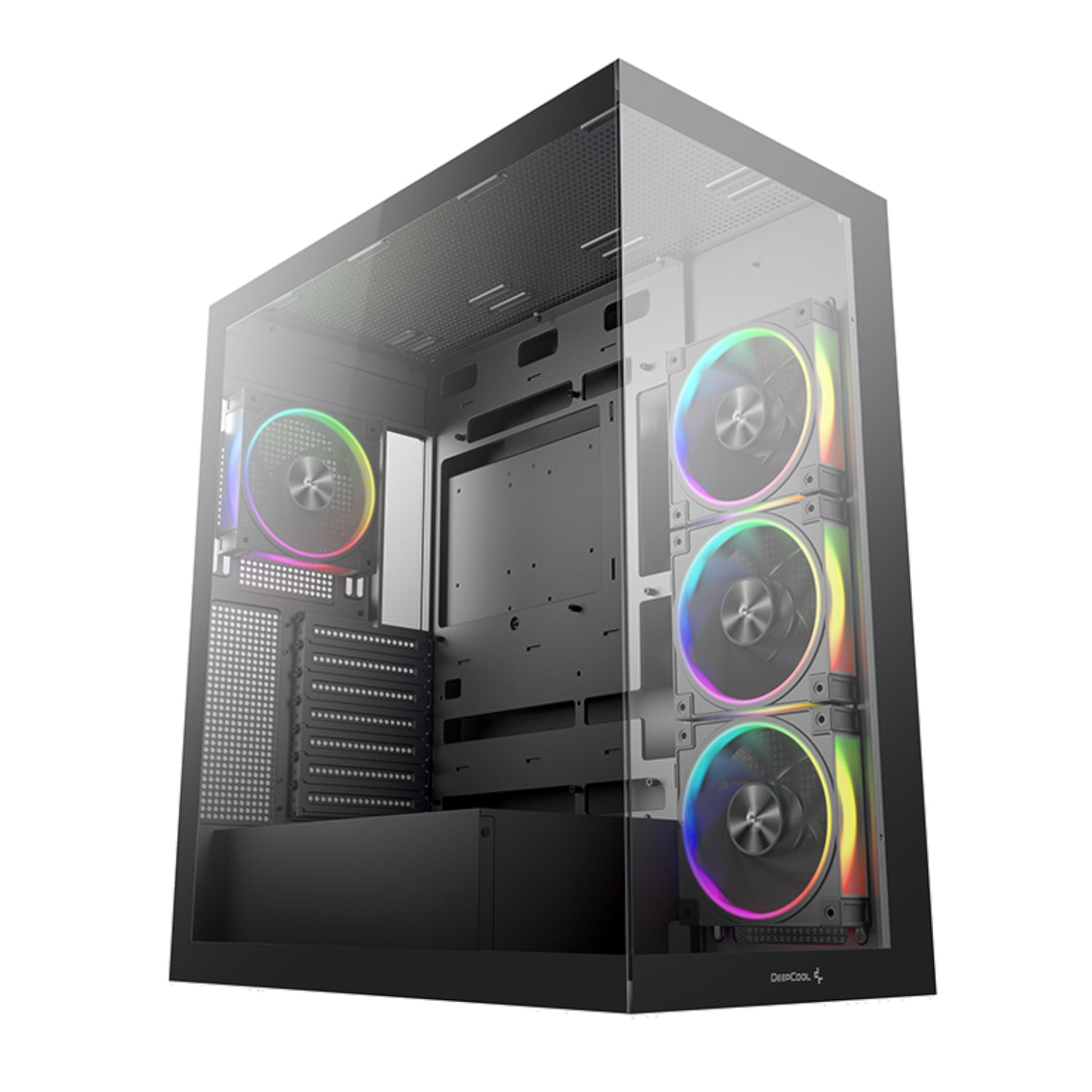 DeepCool CG580 4F V2 ARGB ATX Gaming Chassis - Black - Guards On Duty Shop & Security Guards