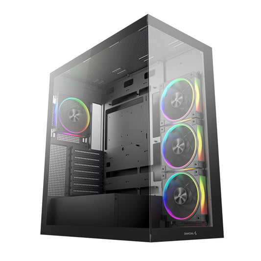 DeepCool CG580 4F V2 ARGB ATX Gaming Chassis - Black - Guards On Duty Shop & Security Guards