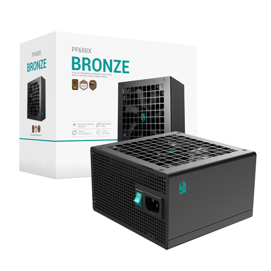 DeepCool PF650-X 650W 80 PLUS Bronze Non-Modular Power Supply