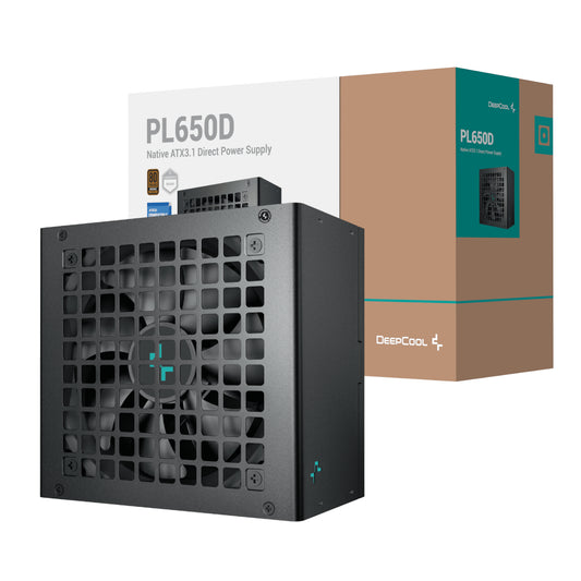 DeepCool PL650D 650W 80PLUS Bronze ATX3.1 Non-Modular Power Supply - Guards On Duty Shop & Security Guards