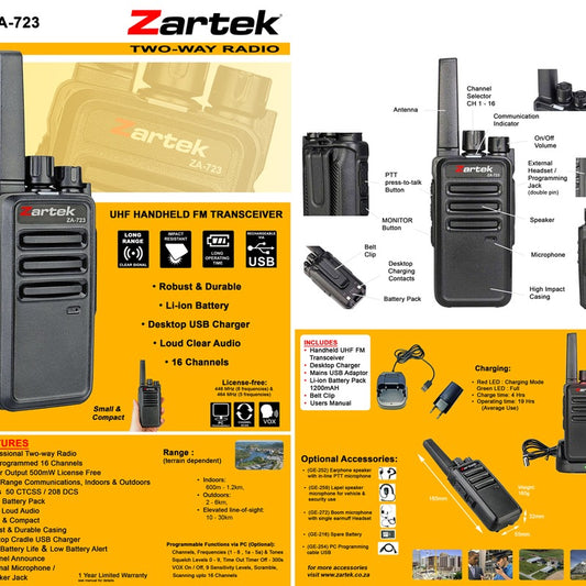 Zartek ZA-PT3 IP GSM 2Way Dispatch Softw - Zartek | Guards on Duty Shop South Africa