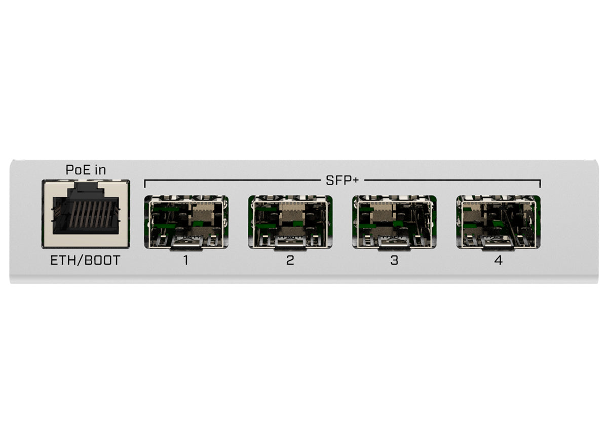 MikroTik Cloud Router Switch 4 Port SFP+ with PoE Input - Guards On Duty Shop & Security Guards