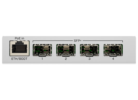 MikroTik Cloud Router Switch 4 Port SFP+ with PoE Input - Guards On Duty Shop & Security Guards