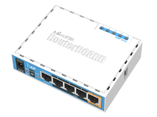 MikroTik hAP 5 Port Ethernet 300Mbps WiFi 4 Router - Guards On Duty Shop & Security Guards