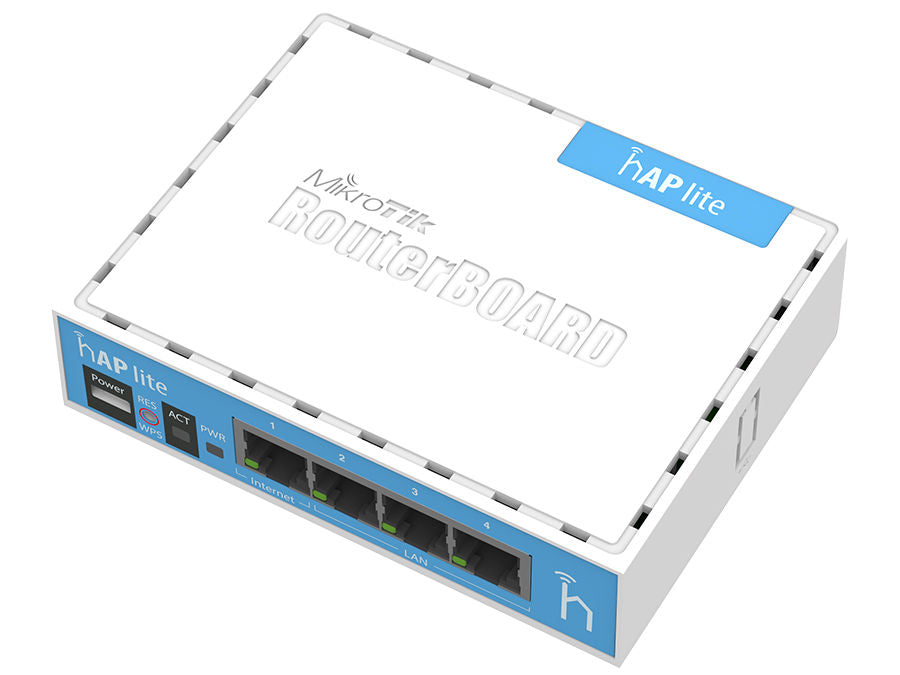 MikroTik hAP Lite 4 Port Ethernet 300Mbps WiFi 4 Router - Guards On Duty Shop & Security Guards