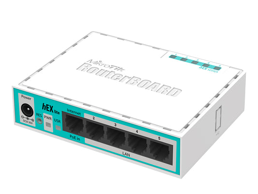 MikroTik hEX Lite 5 Port Ethernet Desktop Router - Guards On Duty Shop & Security Guards