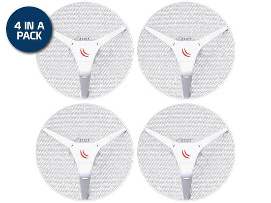 MikroTik LHG XL HP5 27dBi PtP CPE 4 Pack | RBLHG-5HPnD-XL4pack Guards On Duty Security