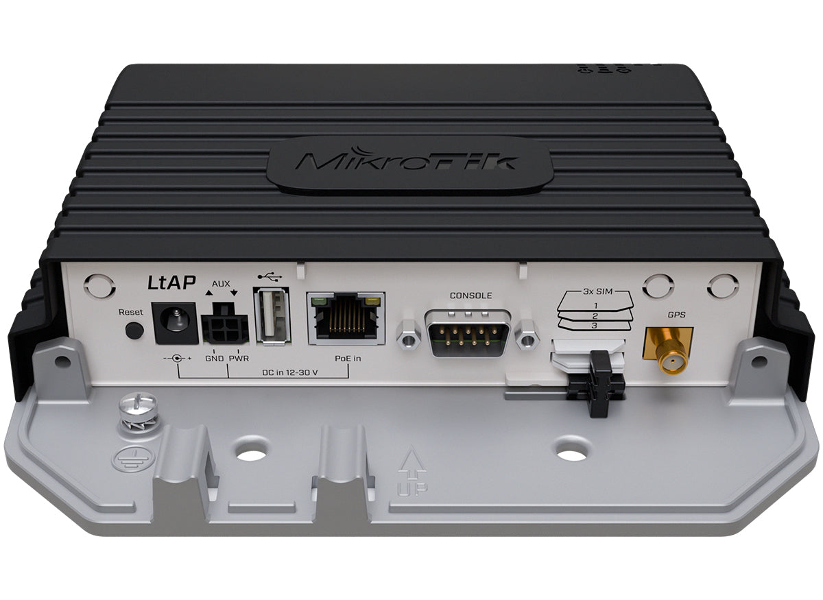 MikroTik LtAP LTE7 Kit 3 SIM 2 mPCIe and GPS Router | LtAP-2HnD&R11e-LTE7 - Guards On Duty Shop & Security Guards