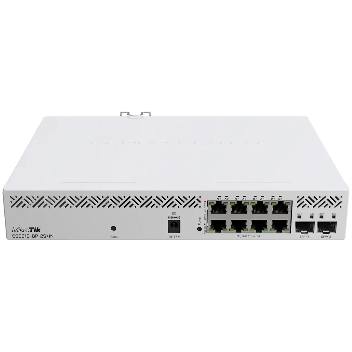 MikroTik CSS610-8P-2S+IN | 8-Port Gigabit PoE-out Switch, 2 x 10G SFP+
