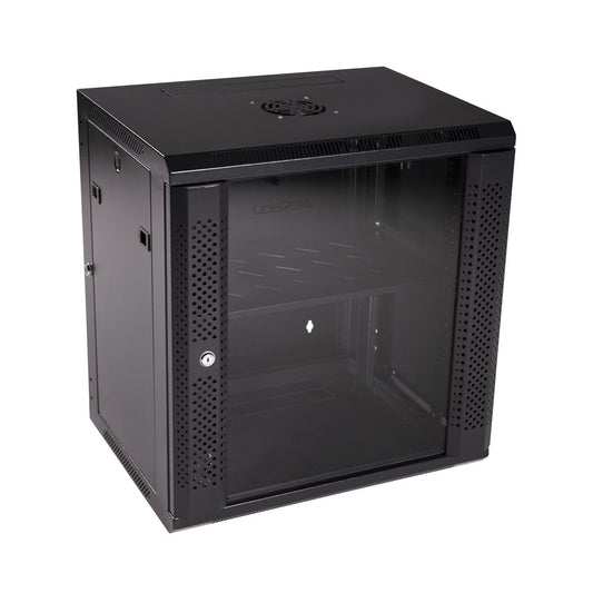 15u Single Sec 600x450mm,1fan,1shelf,flat Pack — LinkQnet | Guards on Duty Shop