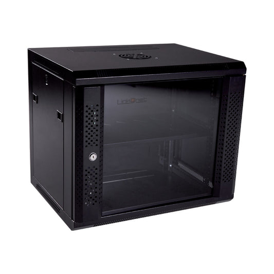 9u Single Sec 600x450mm,1fan,1shelf,flat Pack — LinkQnet | Guards on Duty Shop