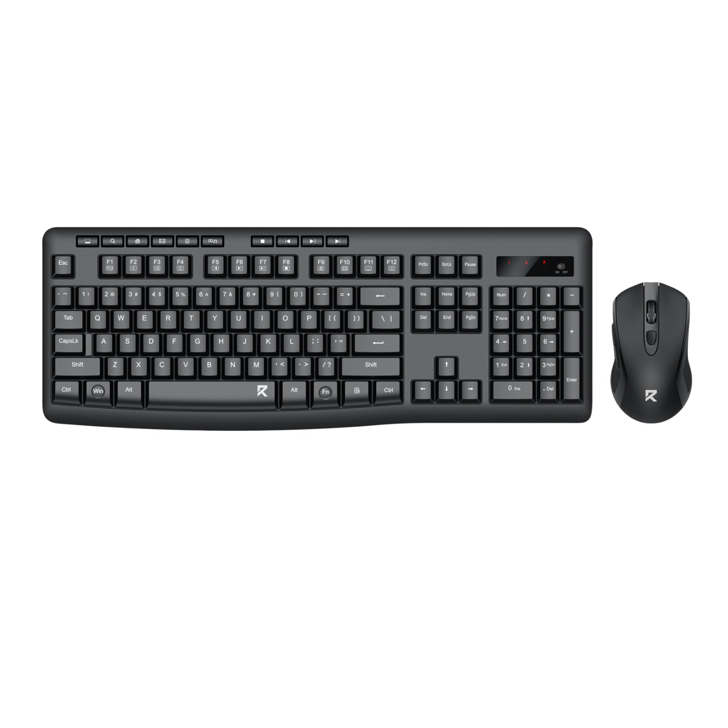 Redragon BS-7367-A Wireless Keyboard and Mouse Combo - Black - Guards On Duty Shop & Security Guards