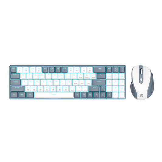 Redragon BS8772 Wireless Keyboard and Mouse Combo - Grey/White - Guards On Duty Shop & Security Guards