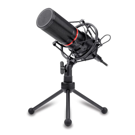 REDRAGON BLAZAR Cardioid USB Gaming Mic and Tripod - Black - Guards On Duty Shop & Security Guards