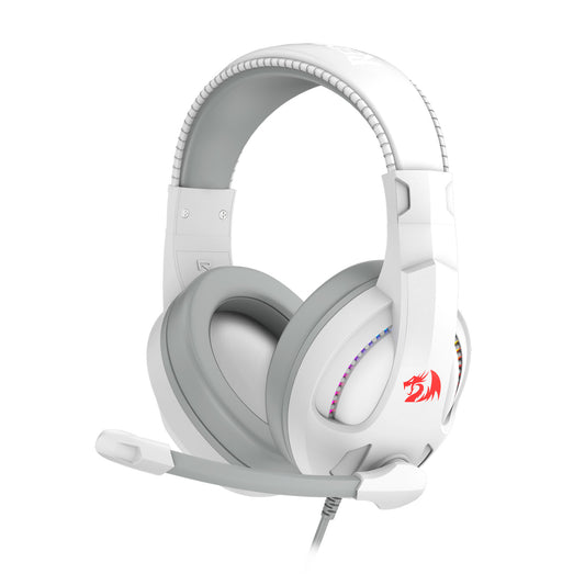 Redragon H211 CRONUS Surround Sound RGB Wired Gaming Headset – White - Guards On Duty Shop & Security Guards
