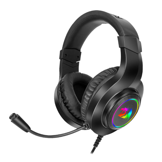 REDRAGON Over-Ear HYLAS Aux (Mic and Headset)|USB (Power Only)
 RGB Gaming Headset - Black - Guards On Duty Shop & Security Guards