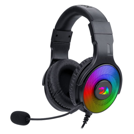 REDRAGON Over-Ear PANDORA USB (Power Only)|Aux (Mic and Headset) RGB Gaming Headset - Black - Guards On Duty Shop & Security Guards