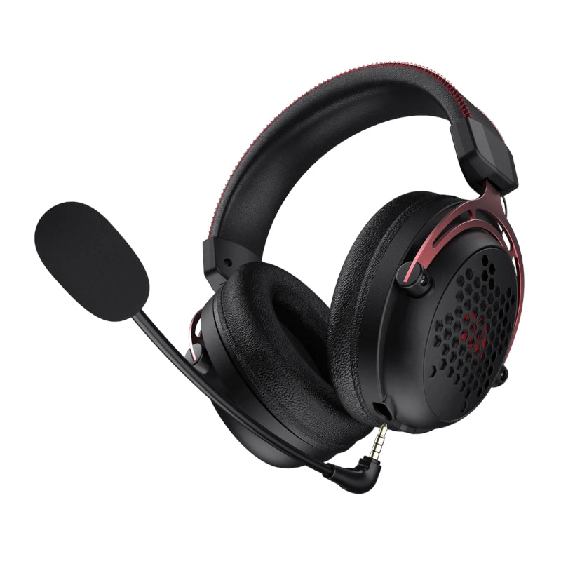 REDRAGON Over-Ear DIOMEDES Honeycomb 3.5mm AUX Gaming Headset - Black - Guards On Duty Shop & Security Guards