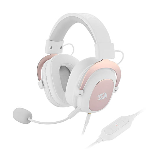 REDRAGON Over-Ear ZEUS 2 USB Gaming Headset - White - Guards On Duty Shop & Security Guards