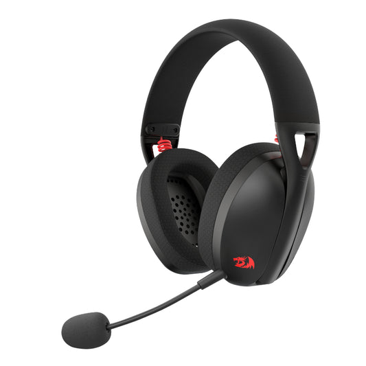 REDRAGON Over-Ear IRE BT5.2 Wireless Gaming Headset - Black - Guards On Duty Shop & Security Guards