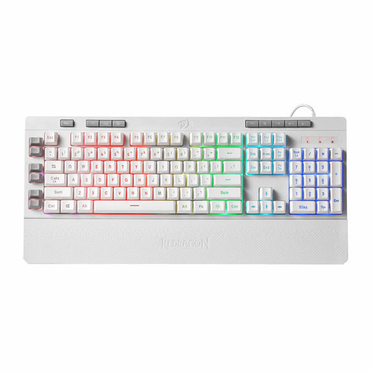 REDRAGON SHIVA Membrane Keyboard - White - Guards On Duty Shop & Security Guards
