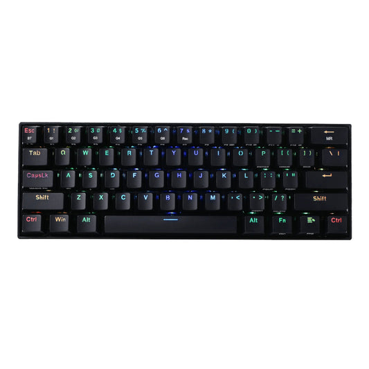 REDRAGON DRACONIC PRO Mechanical 61 Key|Bluetooth 5.0|RGB 9 Colour Modes|Rechargable Battery|Type-C Charging Cable Gaming Keyboard - Black - Guards On Duty Shop & Security Guards