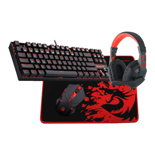REDRAGON 4IN1 Mechanical Gaming Combo Mouse|Mouse Pad|Headset|Mechanical Keyboard - Guards On Duty Shop & Security Guards