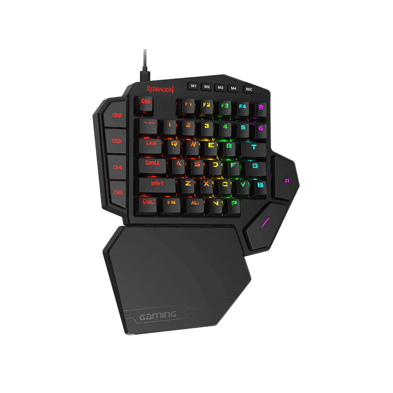 REDRAGON Diti Elite Pro One-Handed RGB Wireless Mechanical Gaming Keyboard - Black - Guards On Duty Shop & Security Guards