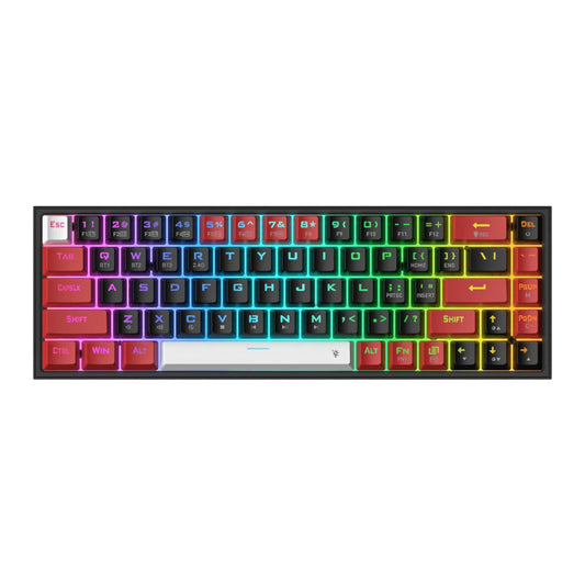 REDRAGON Castor Pro 68Key Wireless Red|Black|White KeyCap Bluetooth RGB Red Switch - Black|Red - Guards On Duty Shop & Security Guards