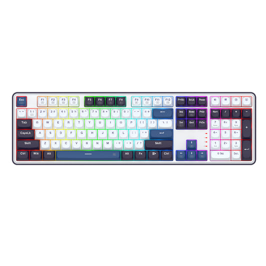 Redragon K689 WYVERN RGB Wired Mechanical Keyboard - White/Black - Guards On Duty Shop & Security Guards