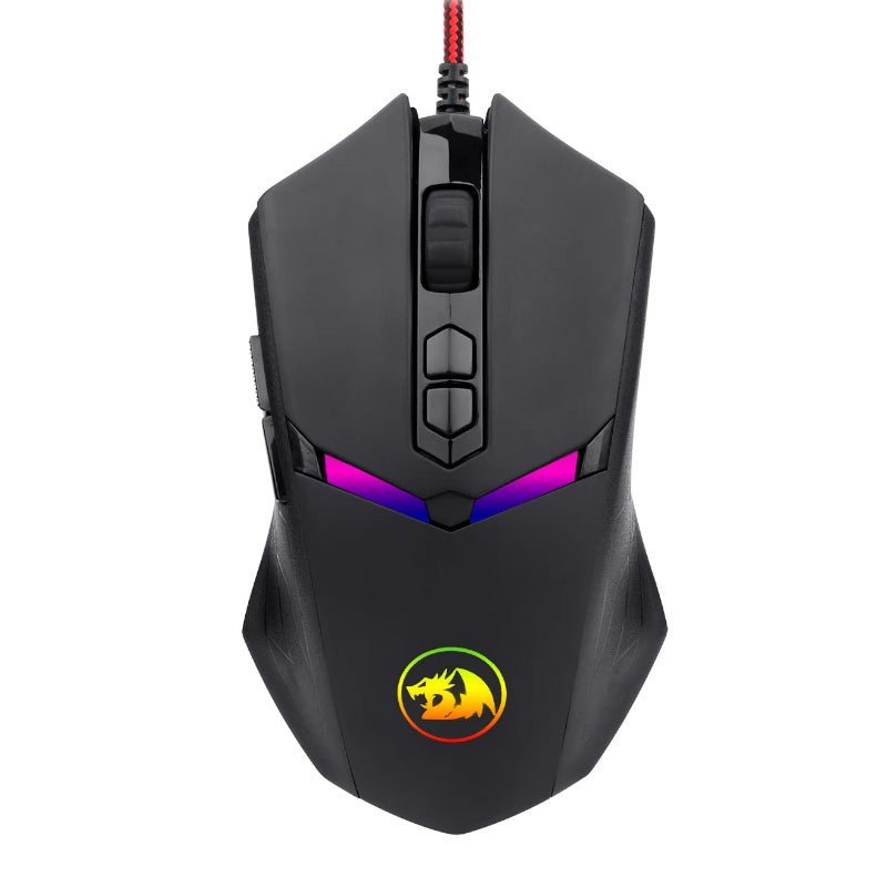 REDRAGON NEMEANLION 2 7200DPI Gaming Mouse - Black - Guards On Duty Shop & Security Guards