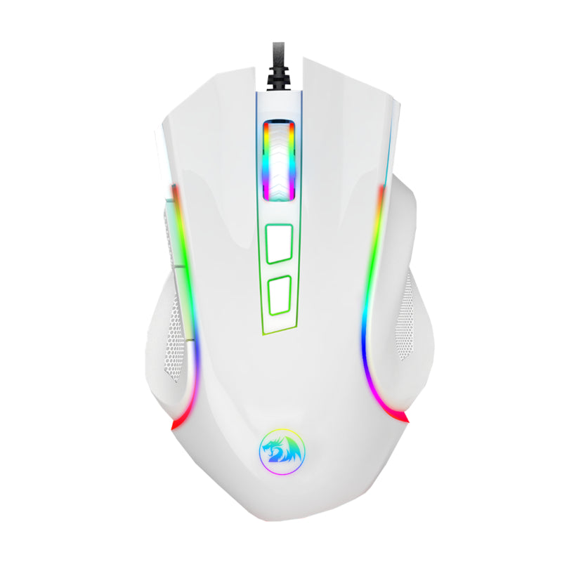 REDRAGON GRIFFIN 7200DPI Gaming Mouse - White - Guards On Duty Shop & Security Guards