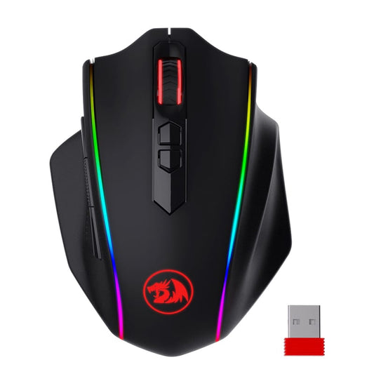 REDRAGON VAMPIRE ELITE Wireless 16000DPI|8 Button|Ergonomic Design|P3335 Optical Sensor|Type-C Cable|RGB Backlit Gaming Mouse - Black - Guards On Duty Shop & Security Guards