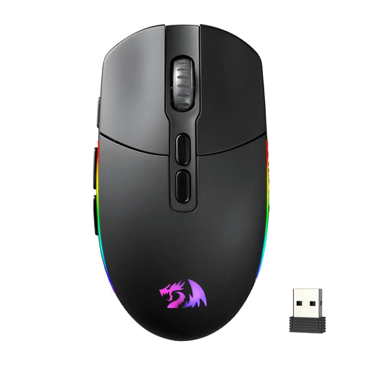 Redragon M719 Pro INVADER 10000DPI 2.4GHz Wireless Gaming Mouse - Black - Guards On Duty Shop & Security Guards