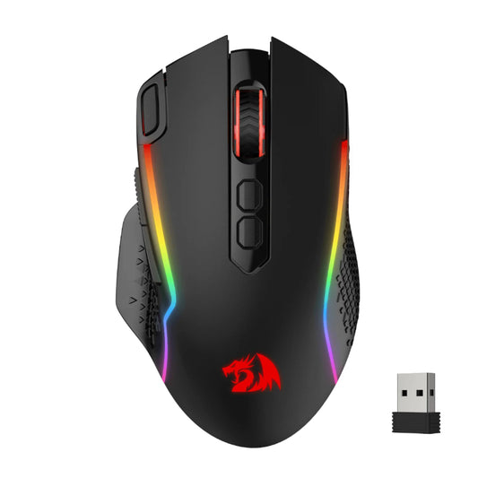 REDRAGON Taipan Pro 10000DPI RGB Wireless Gaming Mouse - Black - Guards On Duty Shop & Security Guards