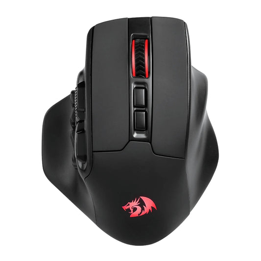 REDRAGON Aatrox Wireless 6200DP RGB MMO Gaming Mouse - Black - Guards On Duty Shop & Security Guards