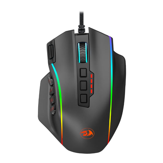 REDRAGON PERDICTION 4 12400DPI RGB MMO Ergo Gaming Mouse - Black - Guards On Duty Shop & Security Guards