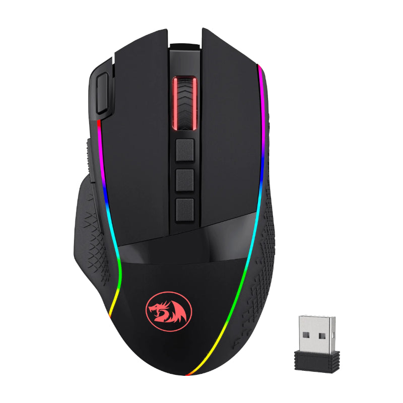 REDRAGON Enlightment 19000DPI RGB Wireless Gaming Mouse - Black - Guards On Duty Shop & Security Guards