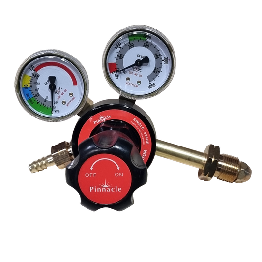 Pinnacle Single Stage Acetylene Regulator EN2503